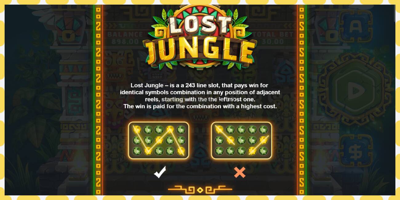 Slot dimostrativo Lost Jungle gratuito e senza registrazione, immagine - 1