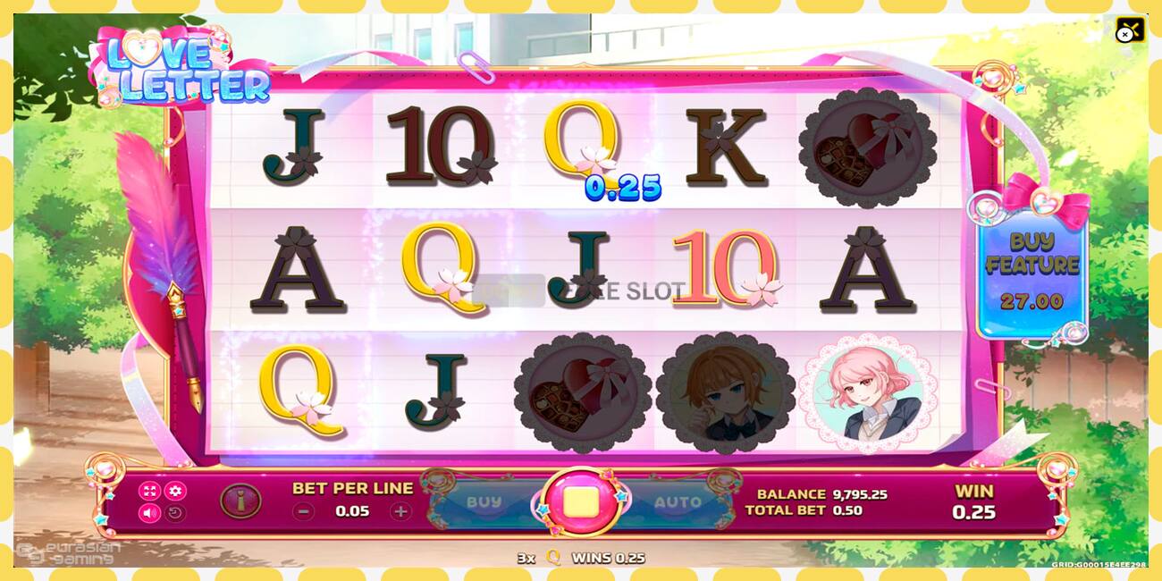 Demo slots Love Letter bezmaksas un bez reģistrācijas, attēlu - 1