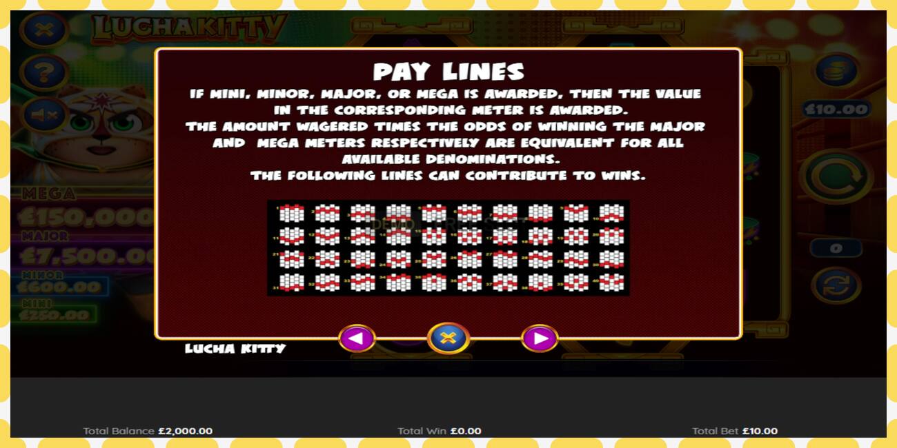 Demo slot Lucha Kitty free and without registration, picture - 1