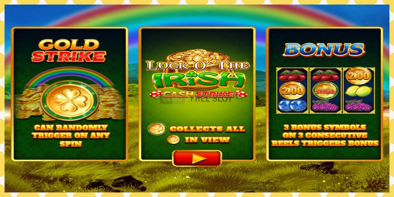 Demo-spor Luck O’ The Irish Cash Strike gratis og uten registrering, bilde - 1