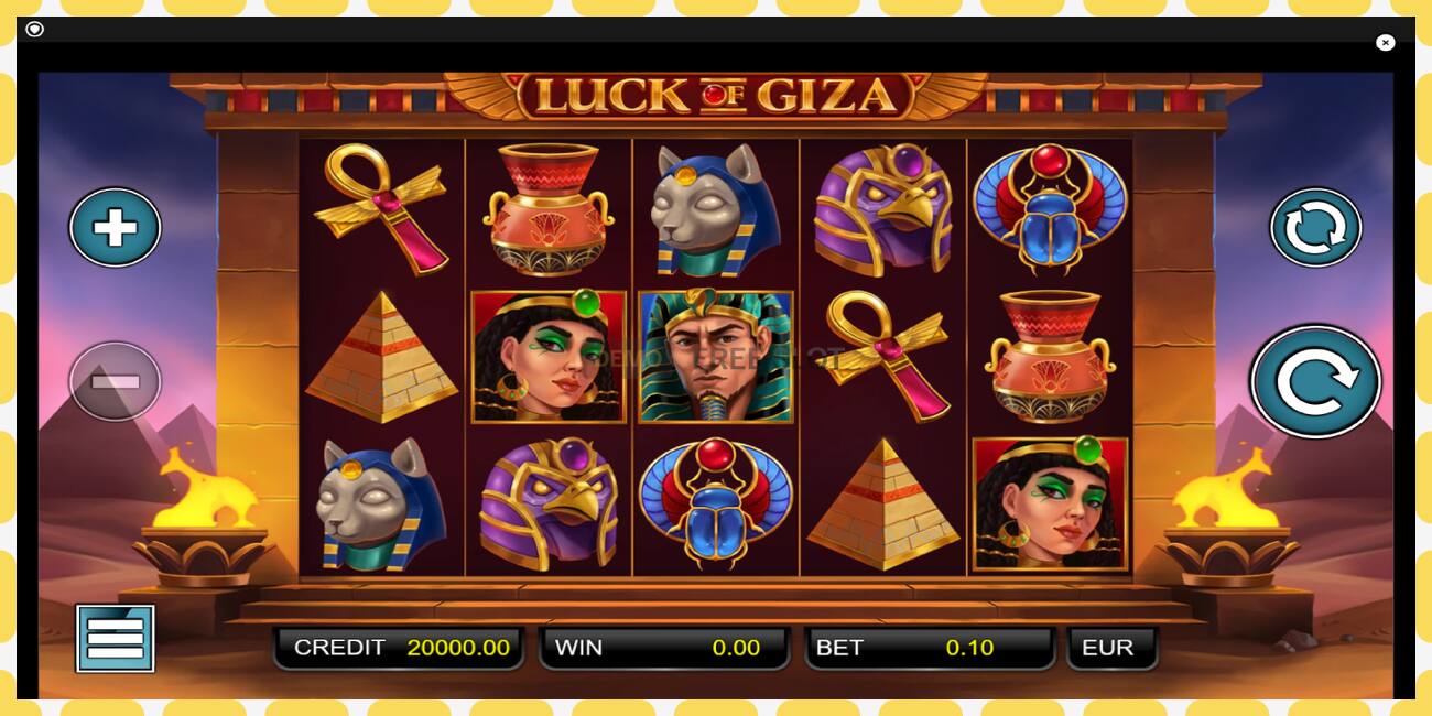 Demo slot Luck of Giza නොමිලේ සහ ලියාපදිංචියකින් තොරව, පින්තූරය - 1