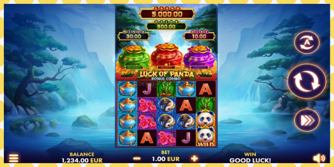 Demo slot Luck of Panda Bonus Combo free and without registration, picture - 1