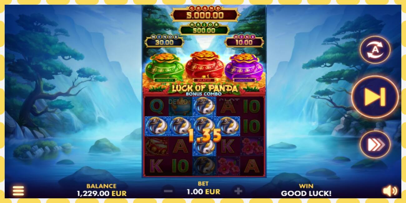 Demo slot Luck of Panda Bonus Combo free and without registration, picture - 1