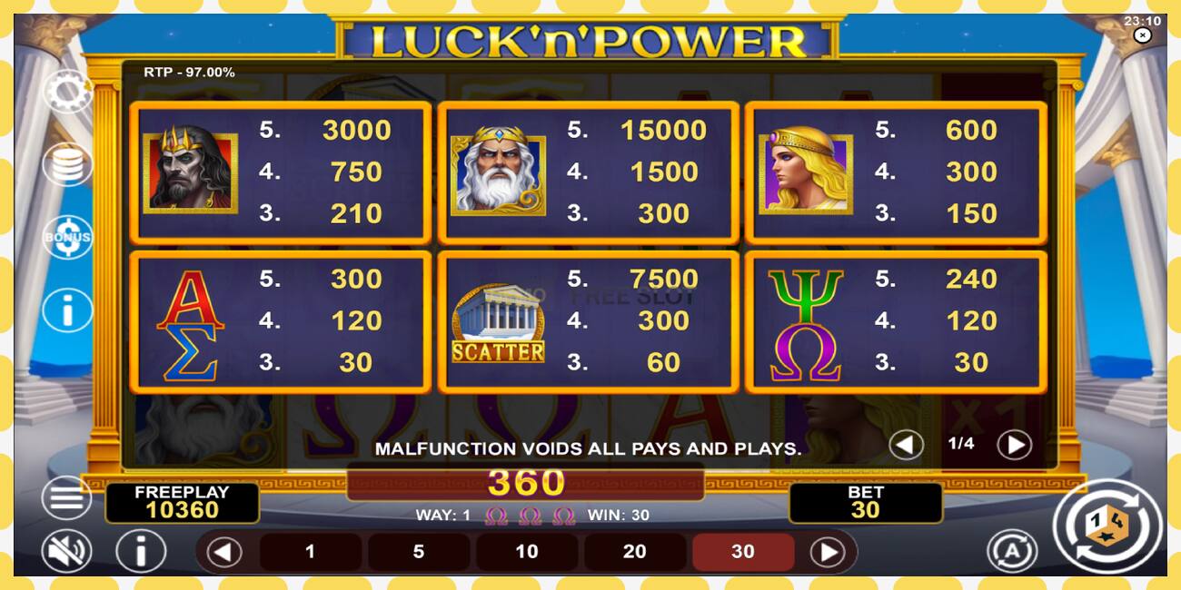 Demo slot LucknPower ingyenes és regisztráció nélkül, kép - 1