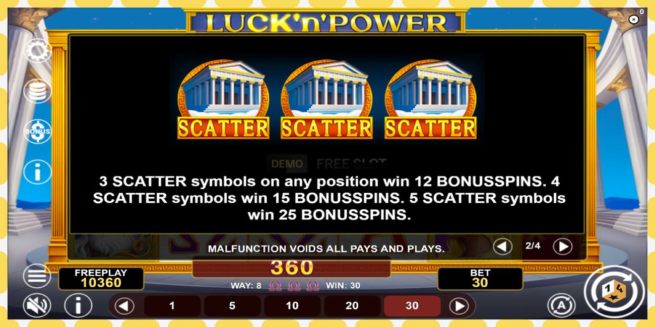 Demo slot LucknPower ingyenes és regisztráció nélkül, kép - 1