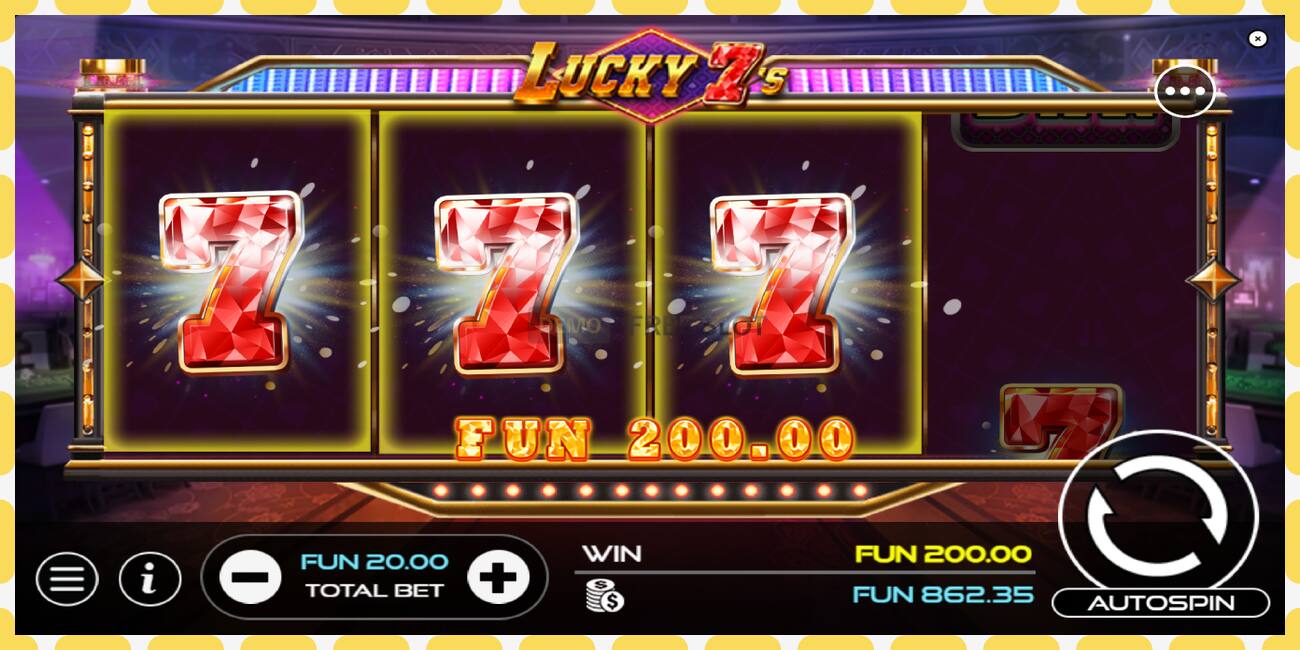 Demo slot Lucky 7s free and without registration, picture - 1