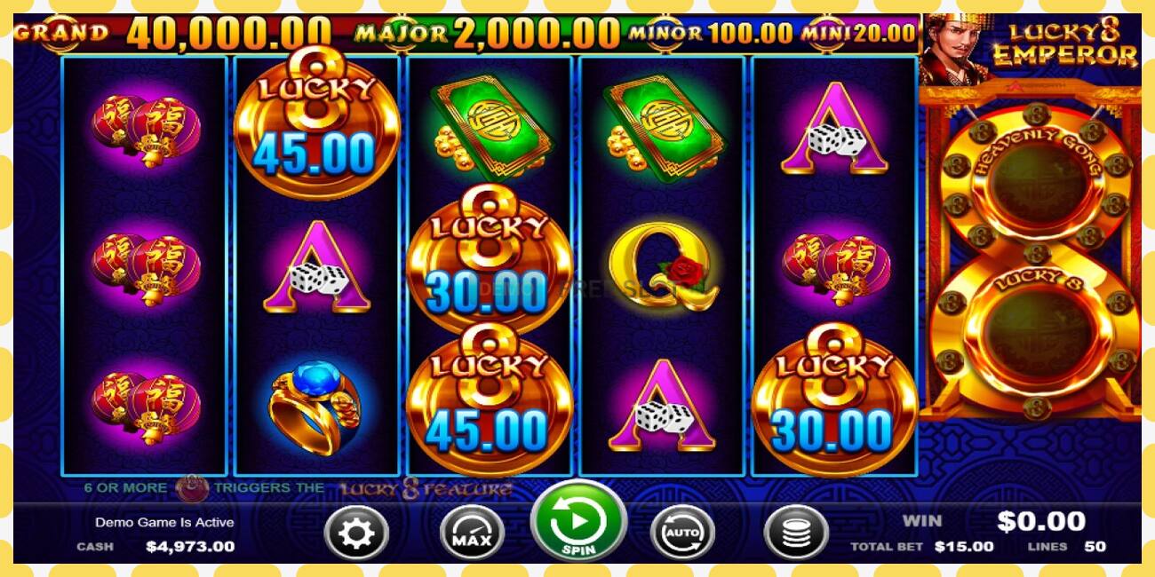 Demo slot Lucky 8 Emperor free and without registration, picture - 1