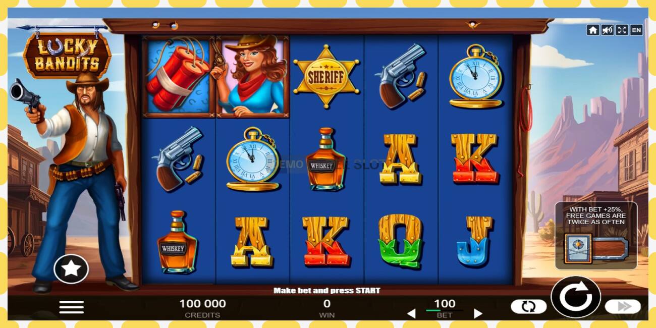 Demo slot Lucky Bandits free and without registration, picture - 1