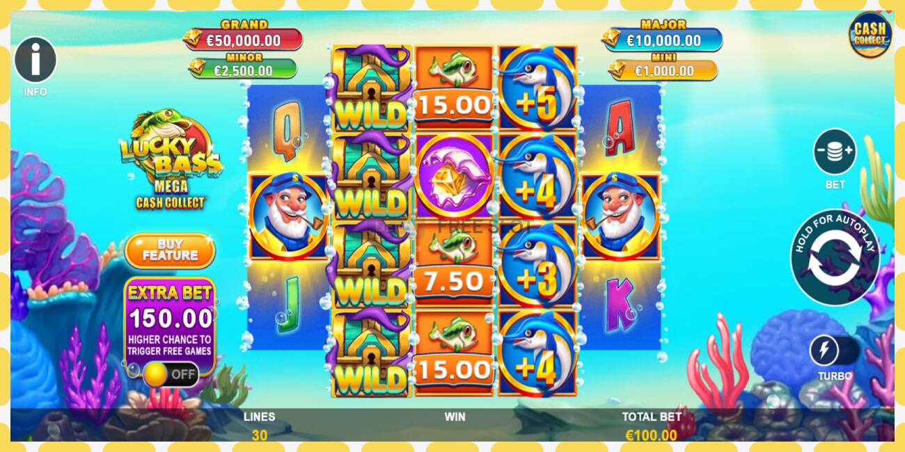 Demo slot Lucky Bass Mega Cash Collect free and without registration, picture - 1