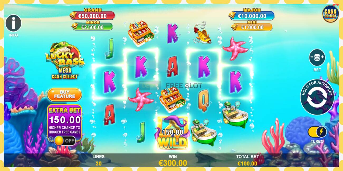 Demo slot Lucky Bass Mega Cash Collect free and without registration, picture - 1