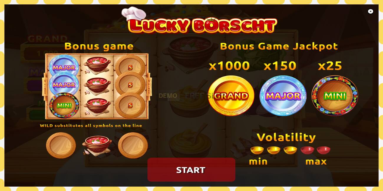 Demo slot Lucky Borscht free and without registration, picture - 1