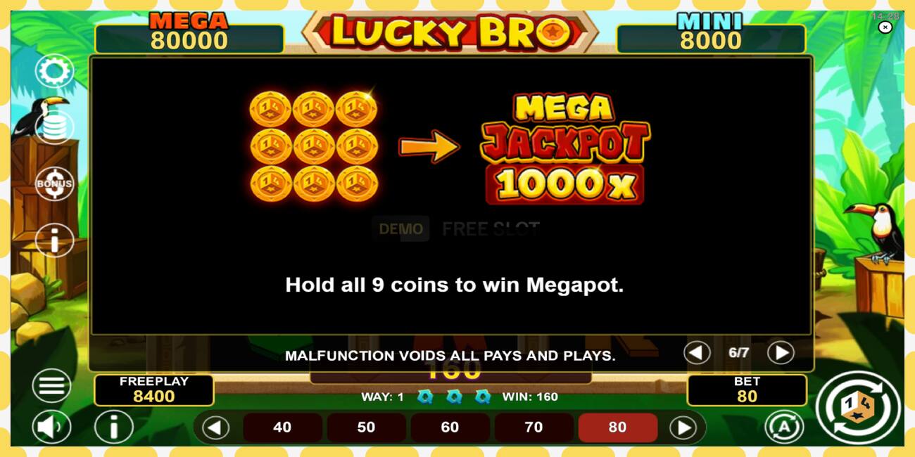 Demo slot Lucky Bro Hold & Win free and without registration, picture - 1