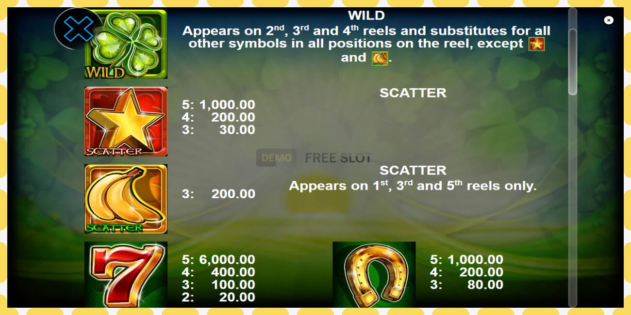 Demo slot Lucky Clover free and without registration, picture - 1