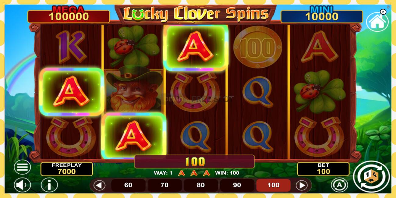 Demo yuvası Lucky Clover Spins ücretsiz ve kayıt olmadan, resim - 1