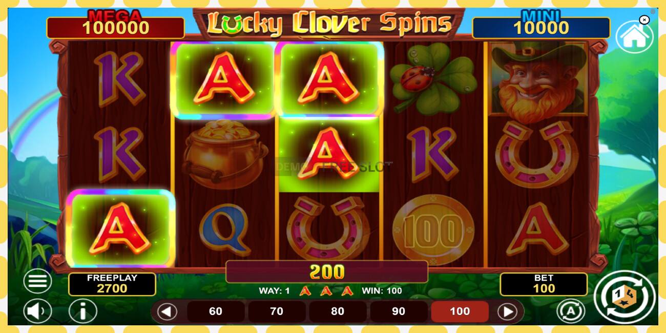 Demo slot Lucky Clover Spins gratis och utan registrering, bild - 1