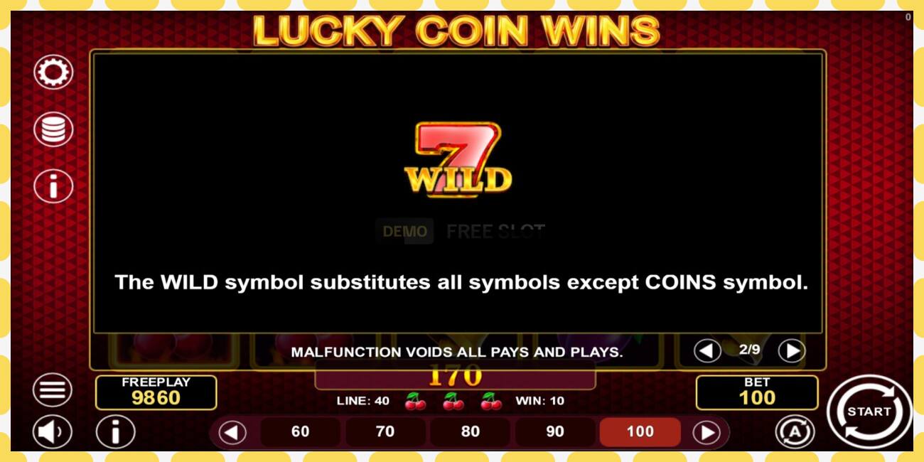 Demo slot Lucky Coin Wins free and without registration, picture - 1