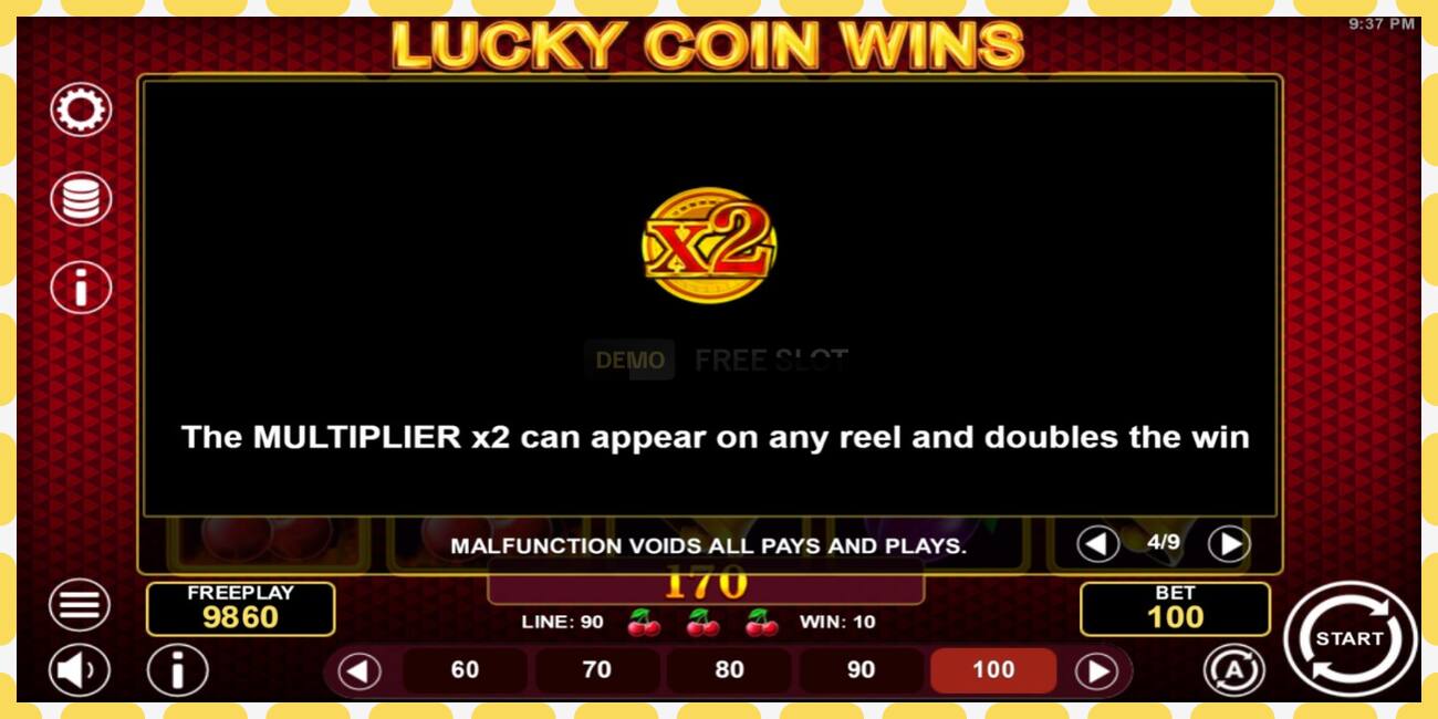 Demo slot Lucky Coin Wins free and without registration, picture - 1