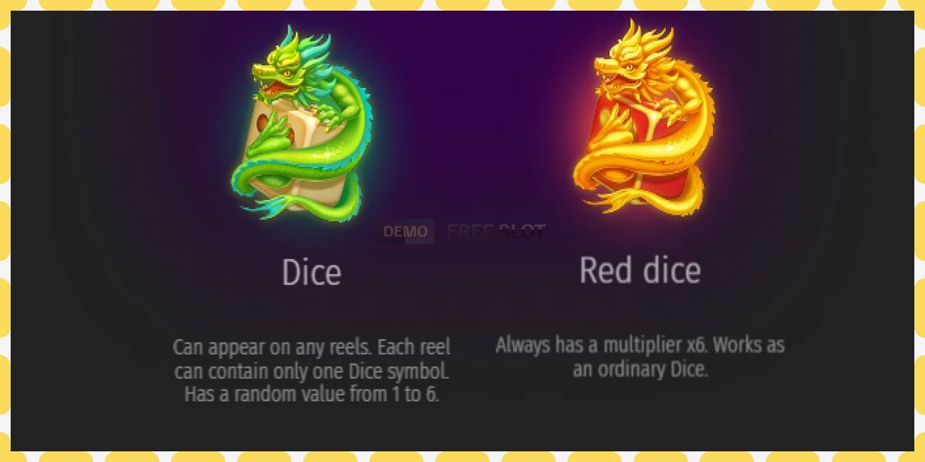 Demo slot Lucky Dragon MultiDice X free and without registration, picture - 1