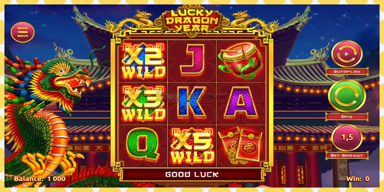 Demo slot Lucky Dragon Year free and without registration, picture - 1