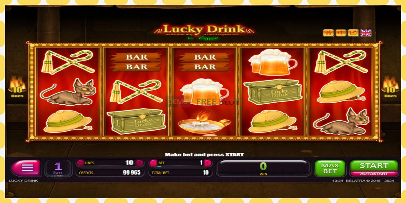 Demo slot Lucky Drink In Egypt zdarma a bez registrace, obrázek - 1