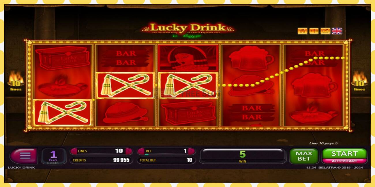 Демо слот Lucky Drink In Egypt бесплатно и без регистрације, слика - 1