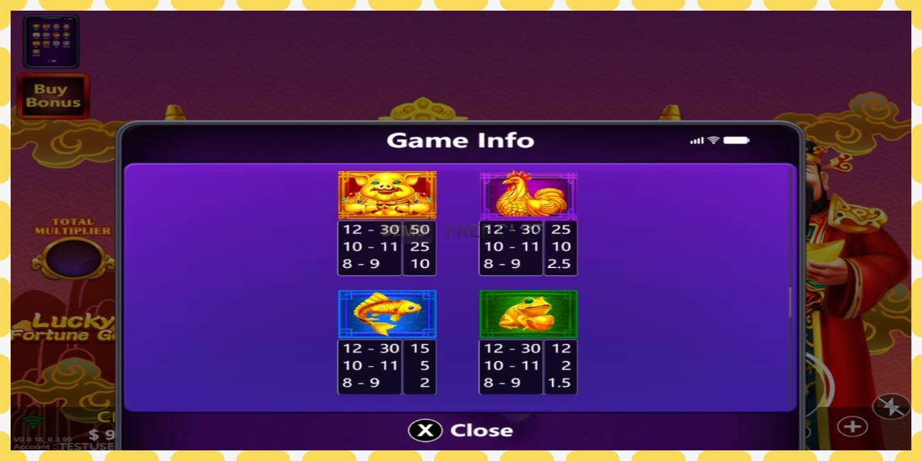 Demo slot Lucky Fortune God free and without registration, picture - 1