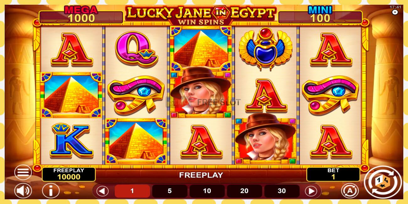 Demo slot Lucky Jane in Egypt Win Spins free and without registration, picture - 1