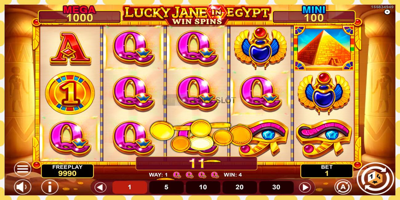 Demo slot Lucky Jane in Egypt Win Spins free and without registration, picture - 1