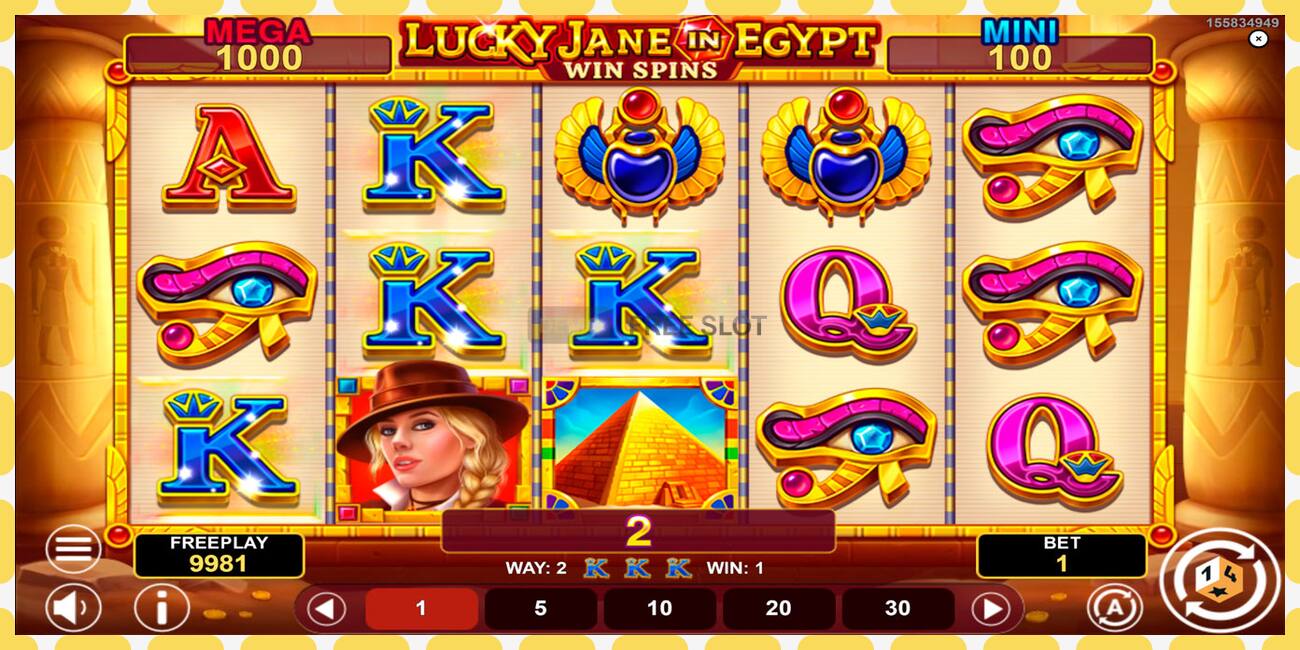 Demo slot Lucky Jane in Egypt Win Spins free and without registration, picture - 1