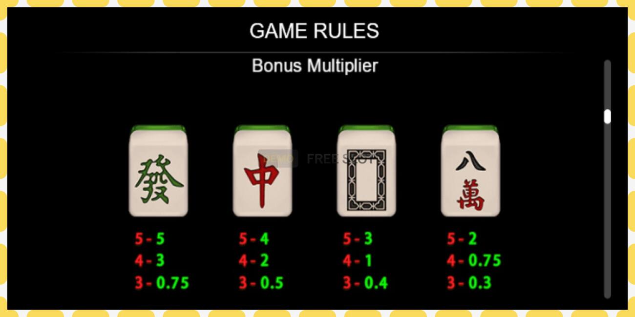 Demo slots Lucky Mahjong Box bezmaksas un bez reģistrācijas, attēlu - 1