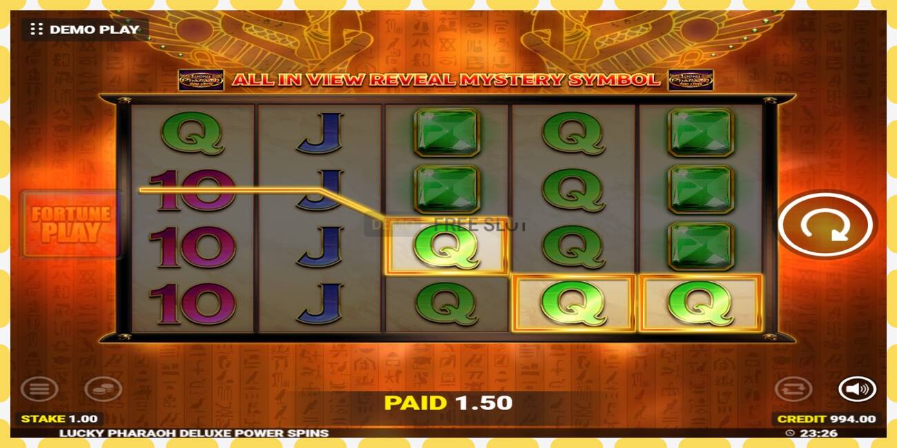 Demo slot Lucky Pharaoh Deluxe Fortune Play free and without registration, picture - 1