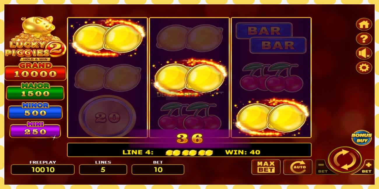 Demo slot Lucky Piggies 2 Hold & Win free and without registration, picture - 1