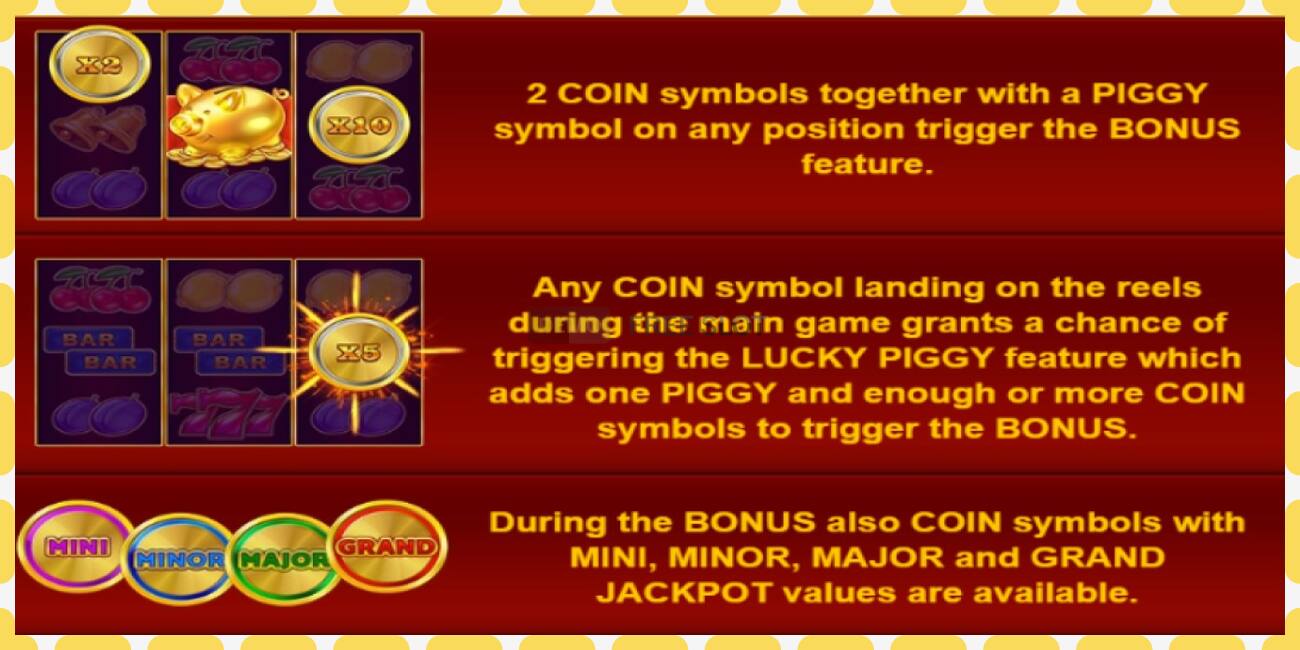 Demo slot Lucky Piggies 2 Hold & Win free and without registration, picture - 1