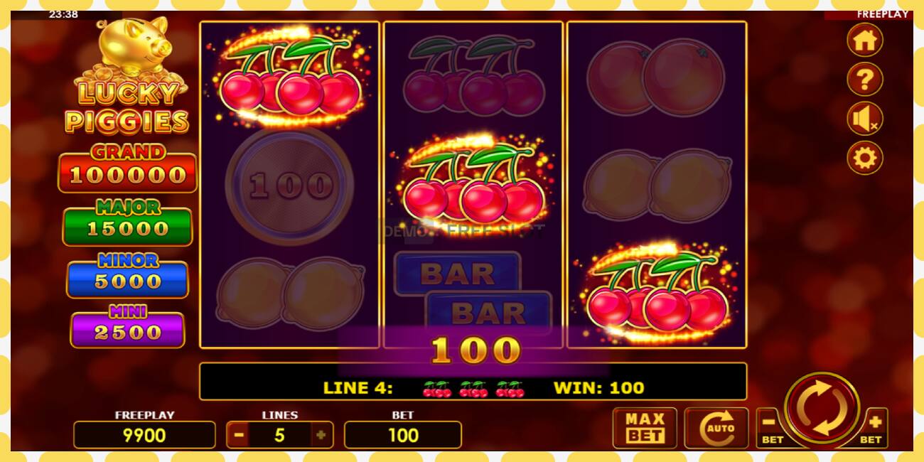 Demo slot Lucky Piggies නොමිලේ සහ ලියාපදිංචියකින් තොරව, පින්තූරය - 1