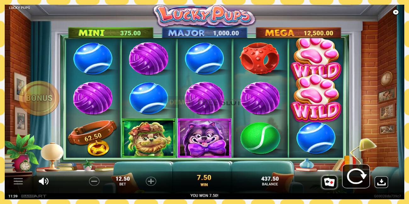 Slot de demonstração Lucky Pups grátis e sem registro, foto - 1