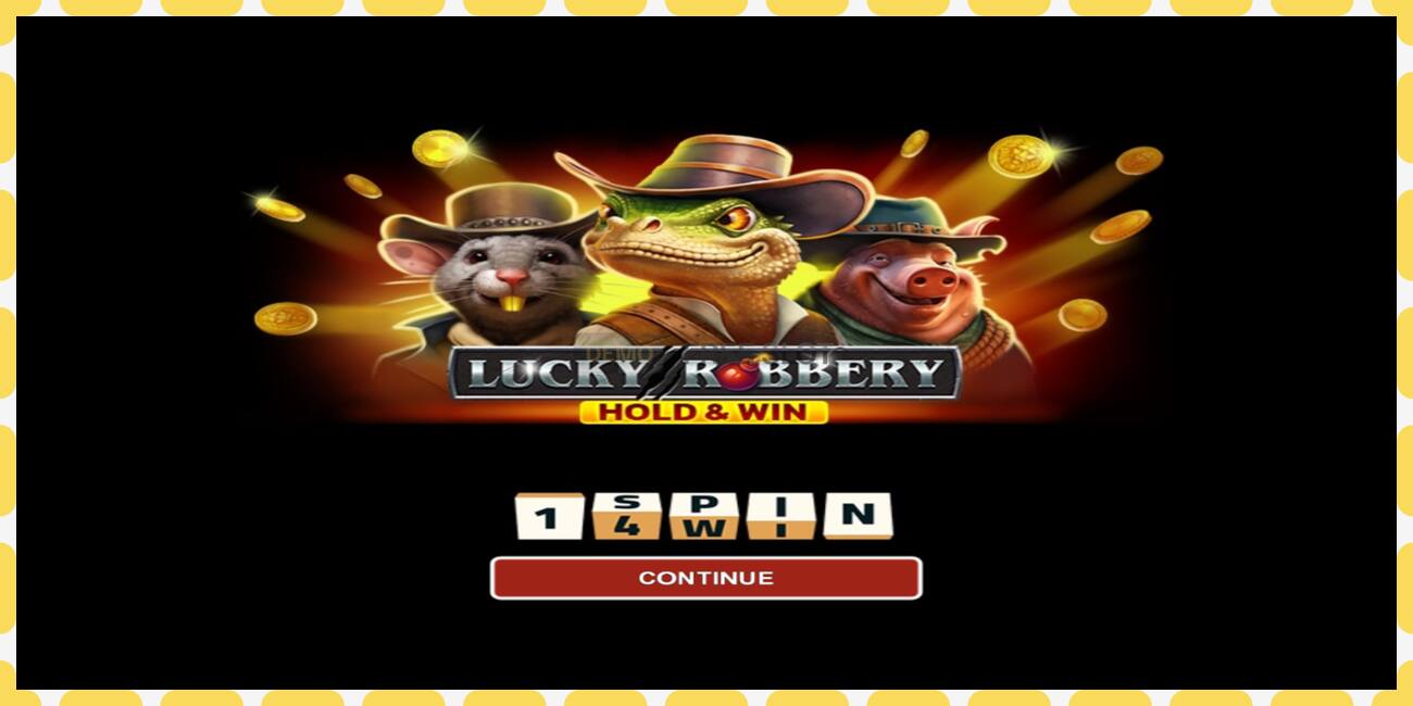 Demo lizdas Lucky Robbery nemokamai ir be registracijos, paveikslėlį - 1