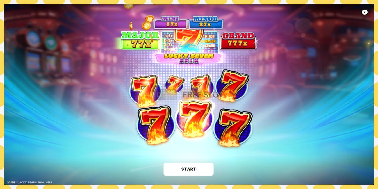 デモスロット Lucky Seven Spin 無料で登録なしで, 写真 - 1