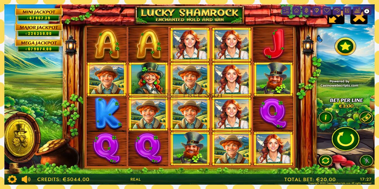 ဒီမိုအထိုင် Lucky Shamrock - Enchanted Hold and Win အခမဲ့နှင့်မှတ်ပုံတင်ခြင်းမရှိဘဲ, ပုံ - ၁