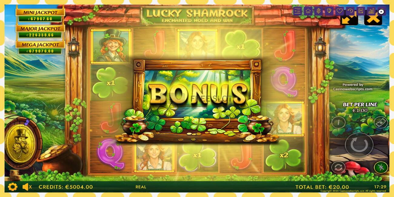 ဒီမိုအထိုင် Lucky Shamrock - Enchanted Hold and Win အခမဲ့နှင့်မှတ်ပုံတင်ခြင်းမရှိဘဲ, ပုံ - ၁