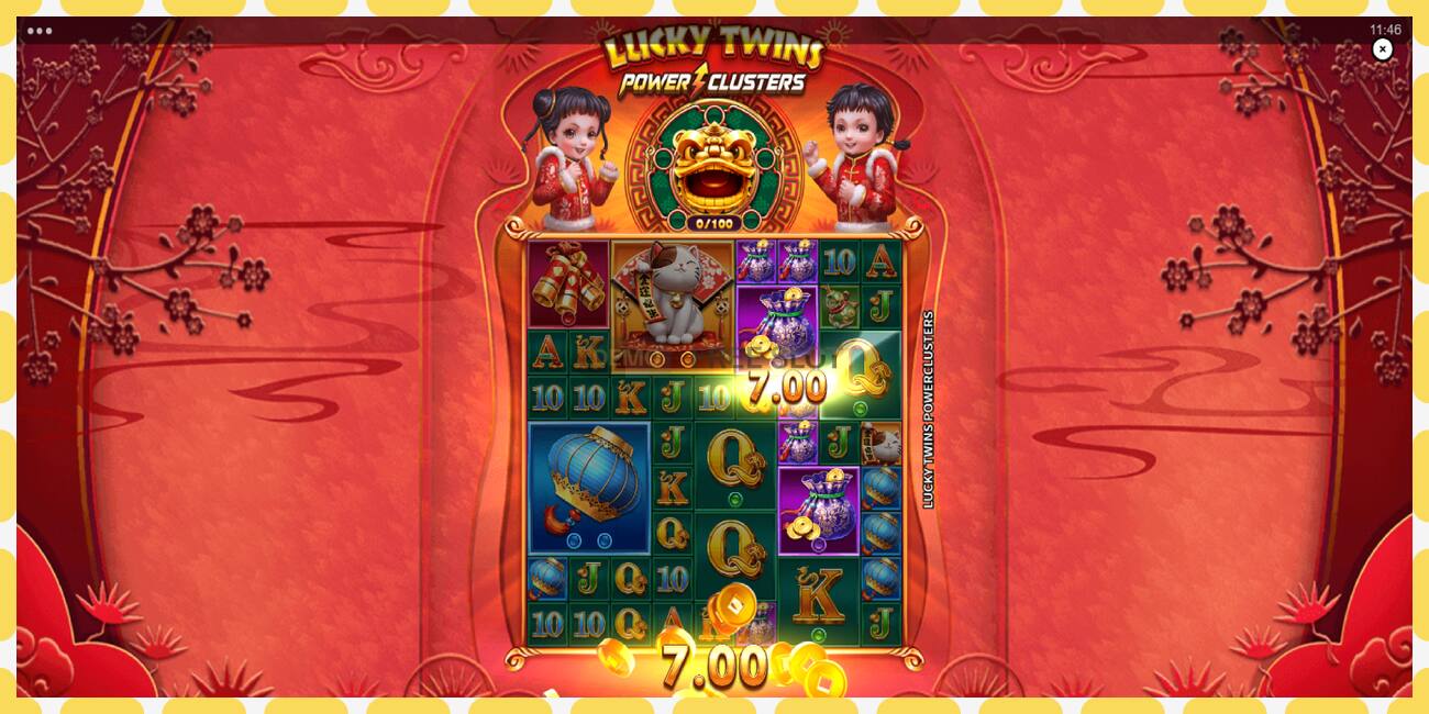 Demo slot Lucky Twins Power Clusters free and without registration, picture - 1