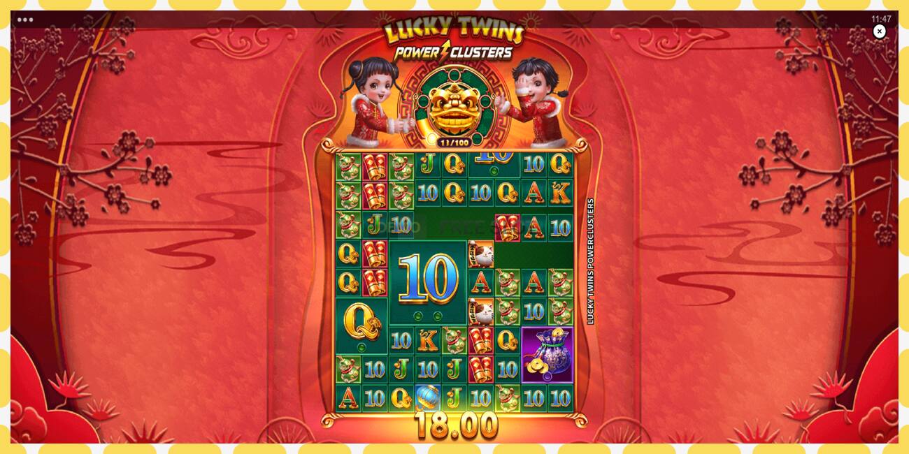 Demo slot Lucky Twins Power Clusters free and without registration, picture - 1