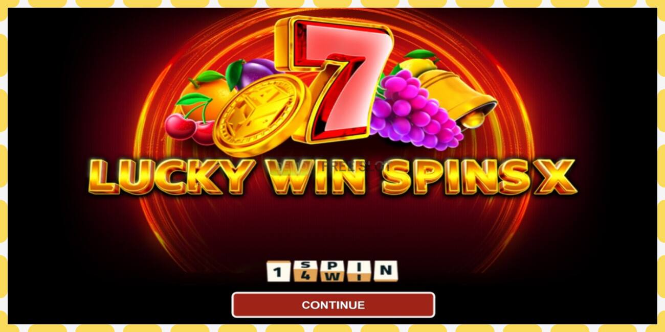 Demo slot Lucky Win Spins X free and without registration, picture - 1