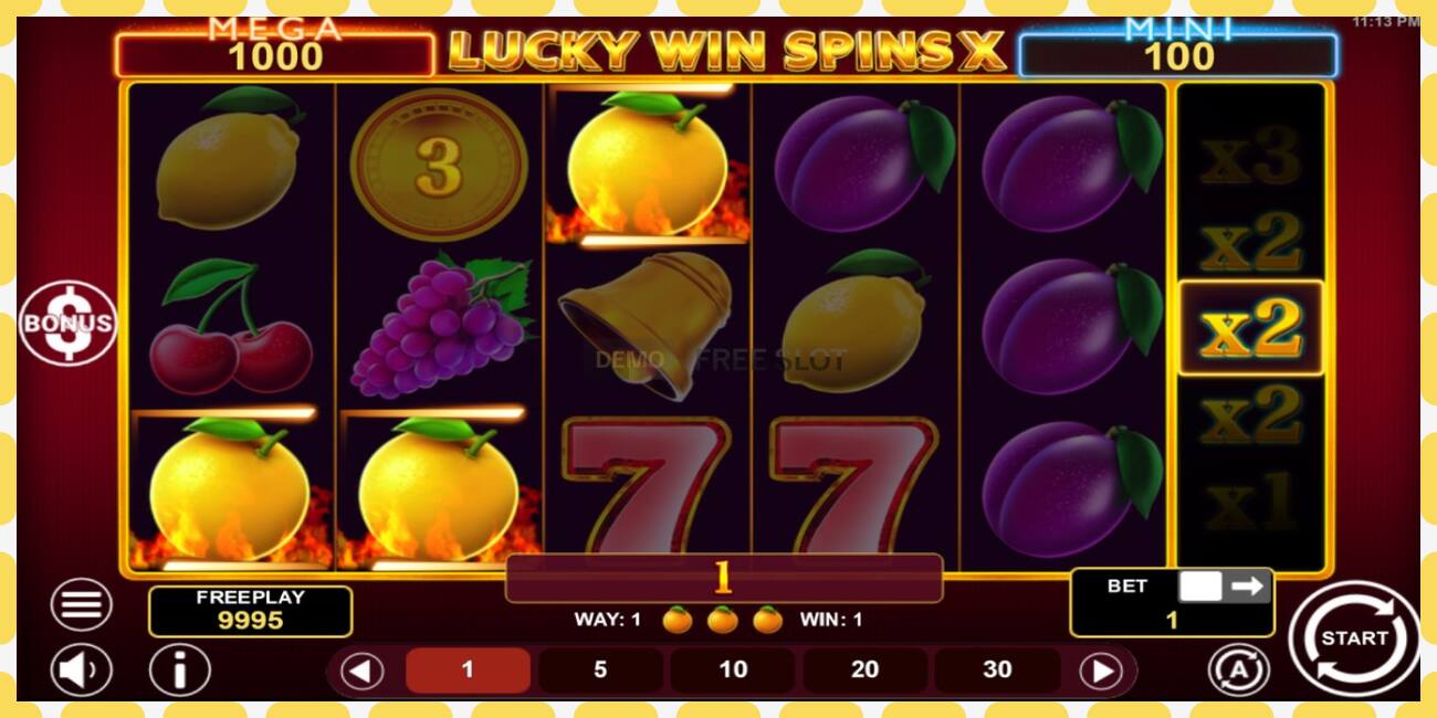 Demo slot Lucky Win Spins X free and without registration, picture - 1