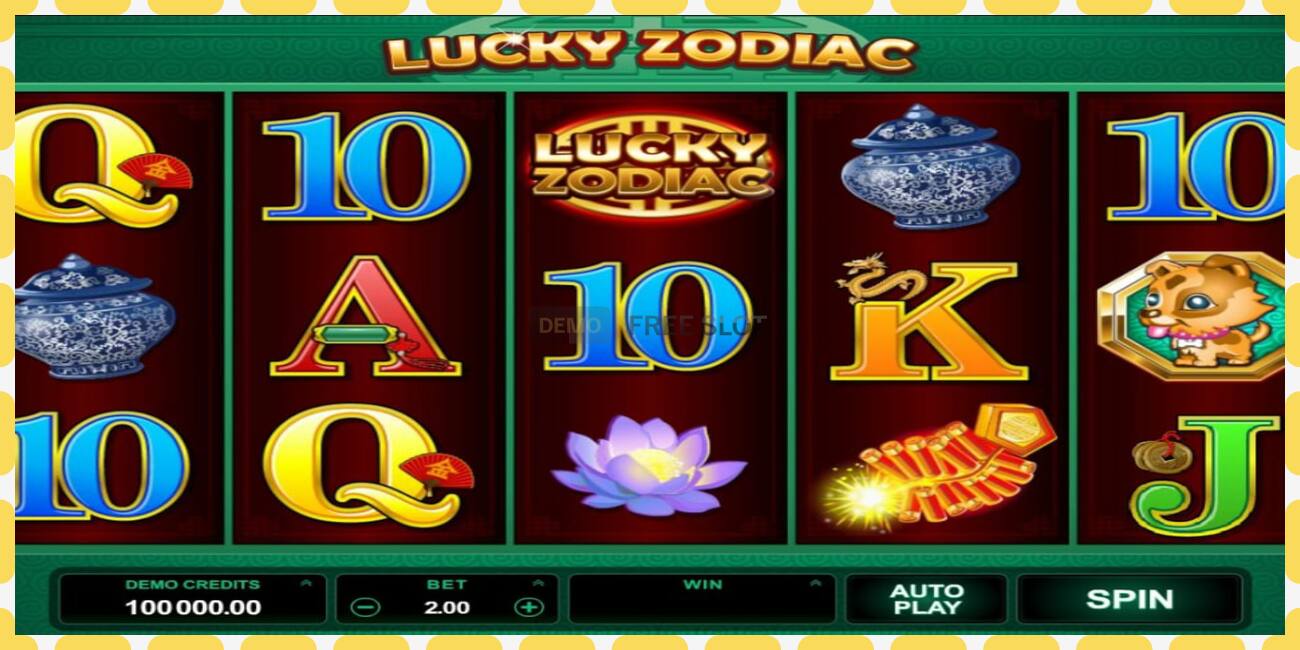 Demo slot Lucky Zodiac free and without registration, picture - 1