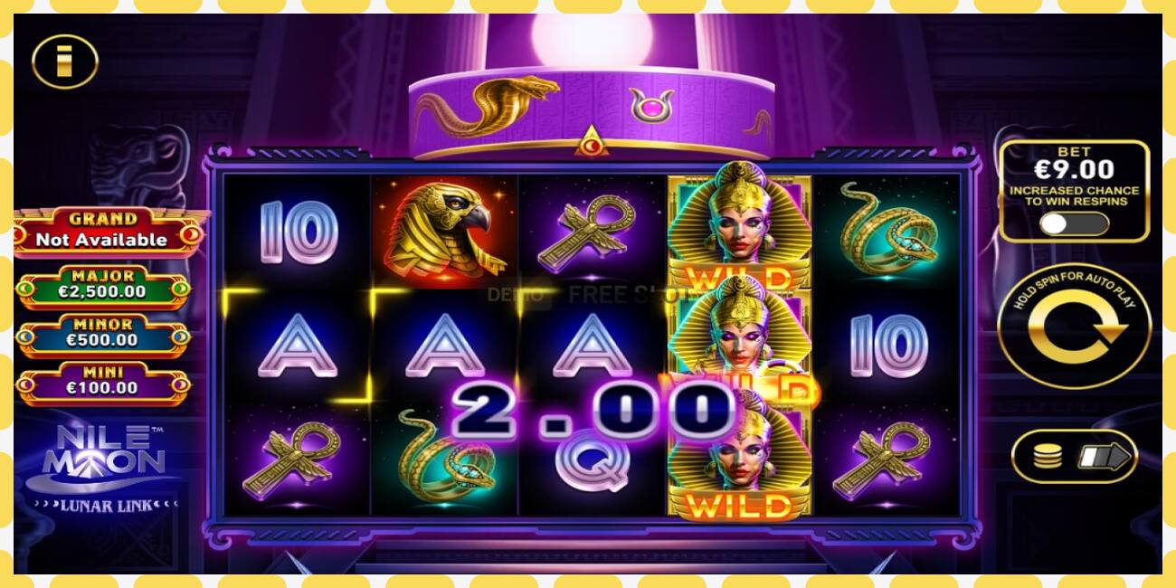 Slot de demonstração Lunar Link: Nile Moon grátis e sem registro, foto - 1