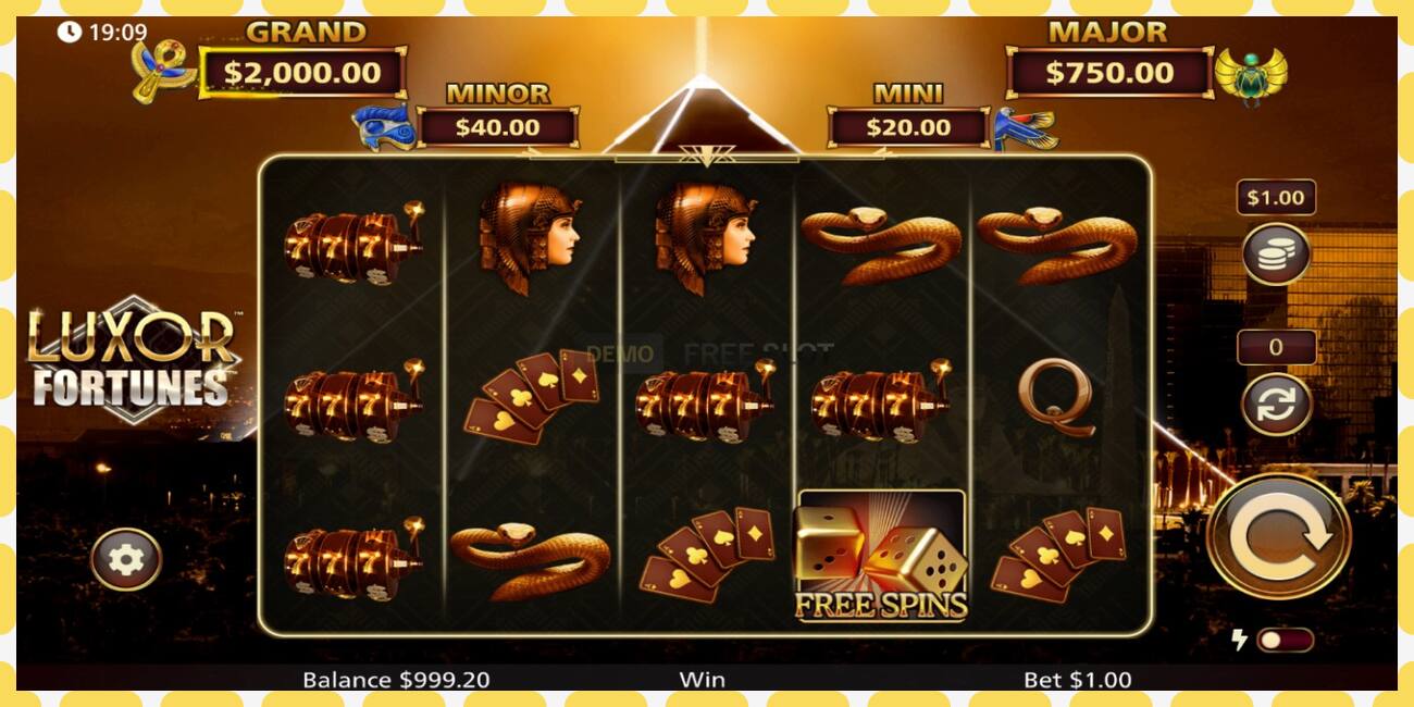 Demo slot Luxor Fortunes free and without registration, picture - 1