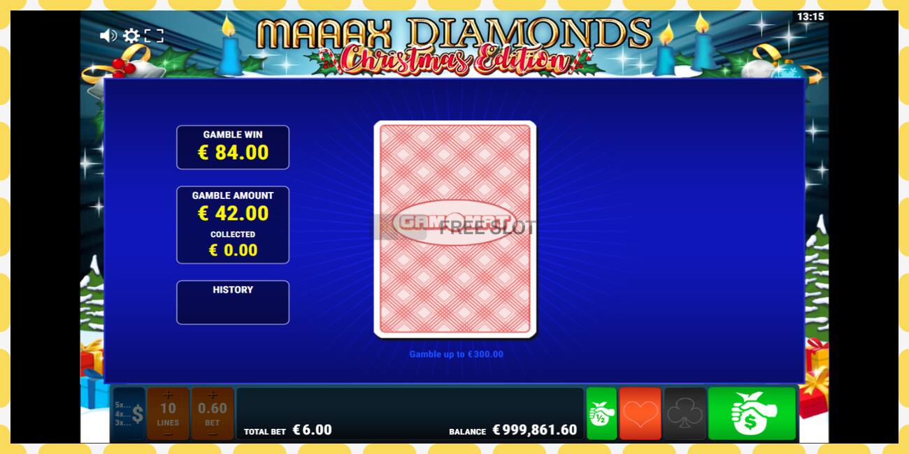 Demo slots Maaax Diamonds bezmaksas un bez reģistrācijas, attēlu - 1