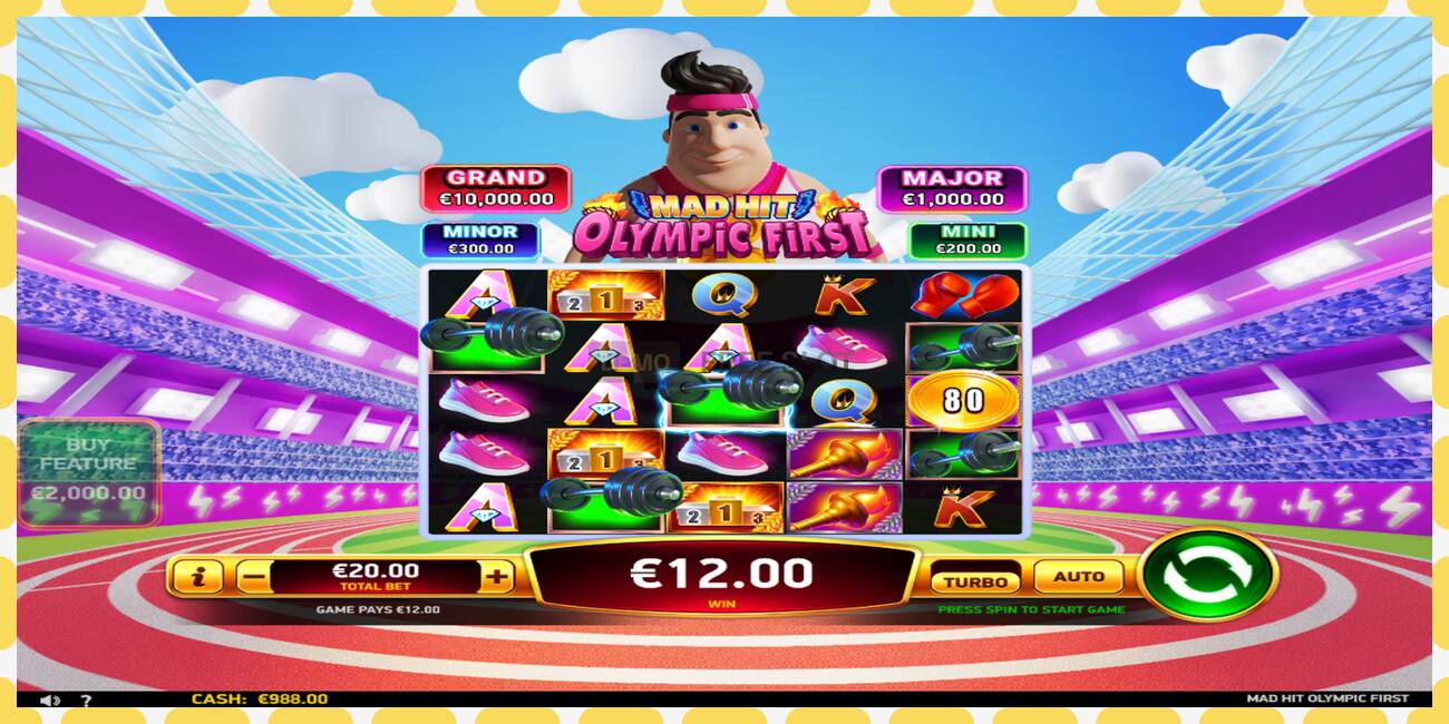 Demo slot Mad Hit Olympic First free and without registration, picture - 1