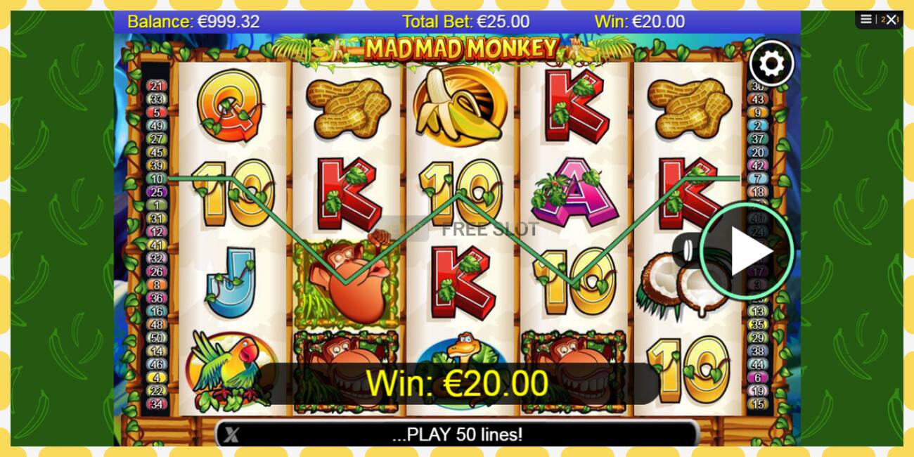 Slot dimostrativo Mad Mad Monkey gratuito e senza registrazione, immagine - 1