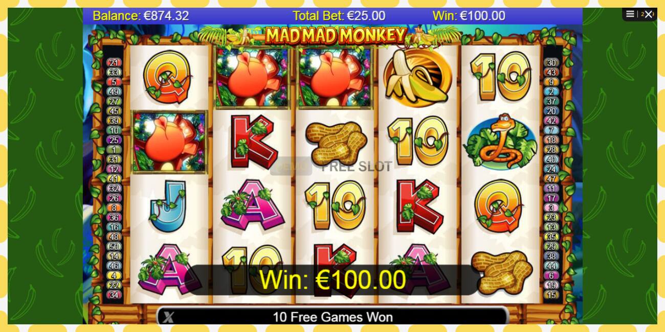 Slot dimostrativo Mad Mad Monkey gratuito e senza registrazione, immagine - 1